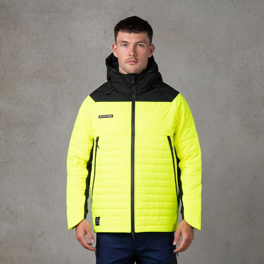 Workwear puffer deals jacket